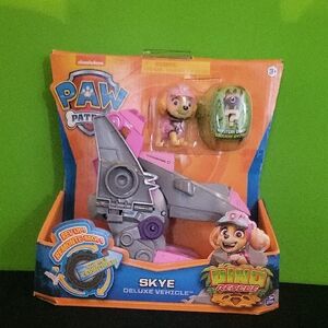 Paw Patrol Skye Dino Rescue Vehicle - Pink and Gray
